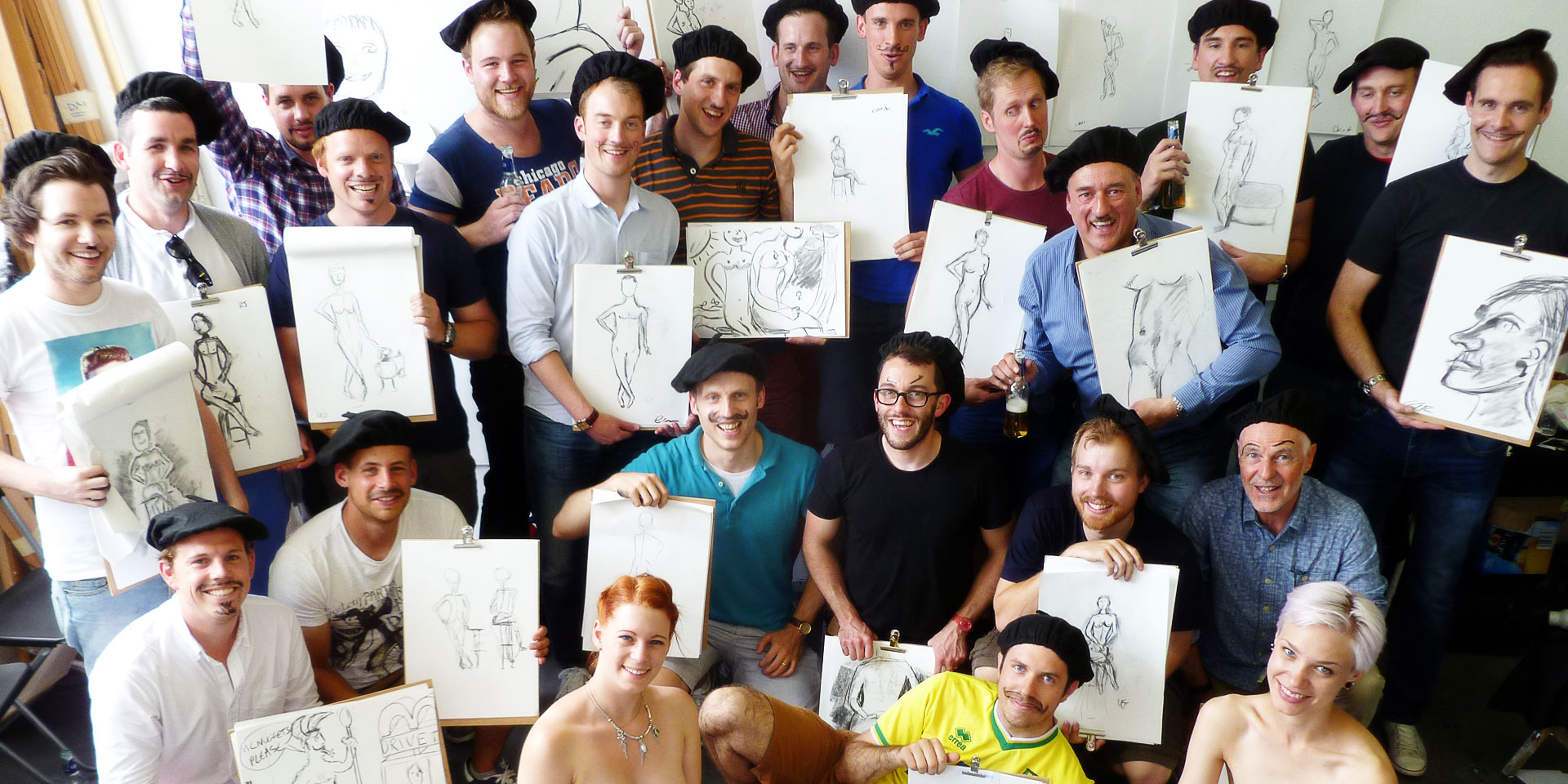 The Connoisseur's Choice for Hen Party Life Drawing, Stag Party Life D...