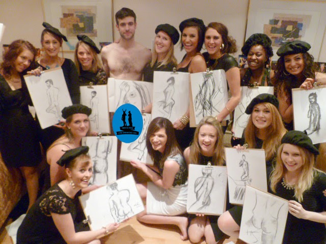 Glamorous Hen Life Drawing Party with Tom Hardy! 