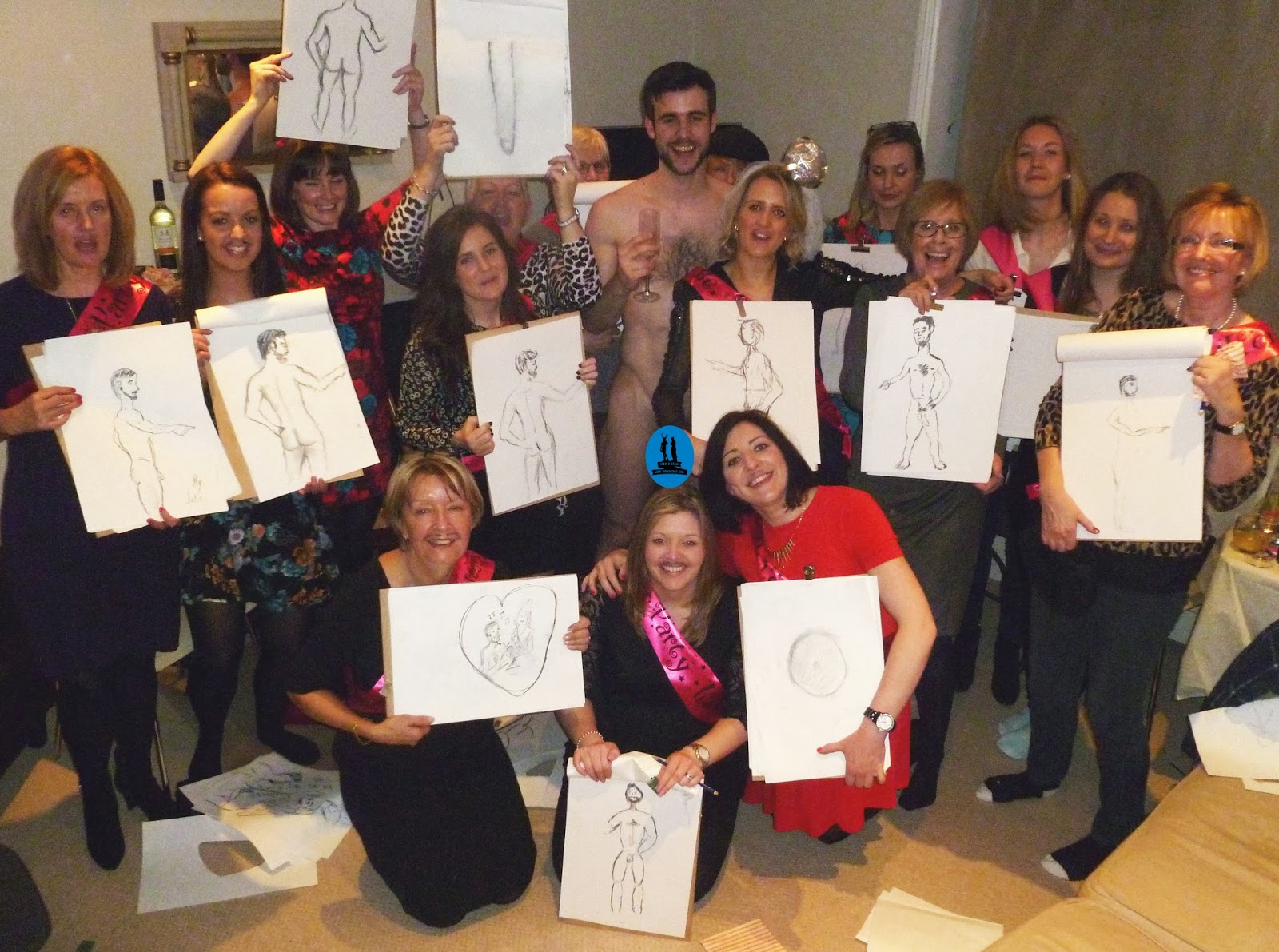 Hen And Stag Life Drawing Co A Fabulous Life Drawing Hen Party