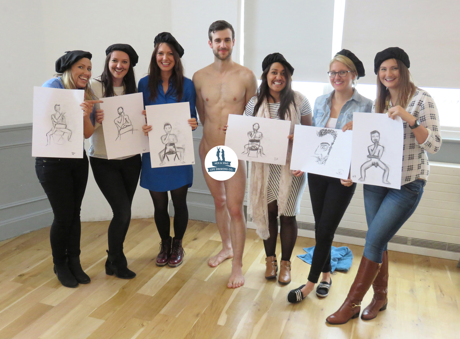 Hen Party Life Drawing.