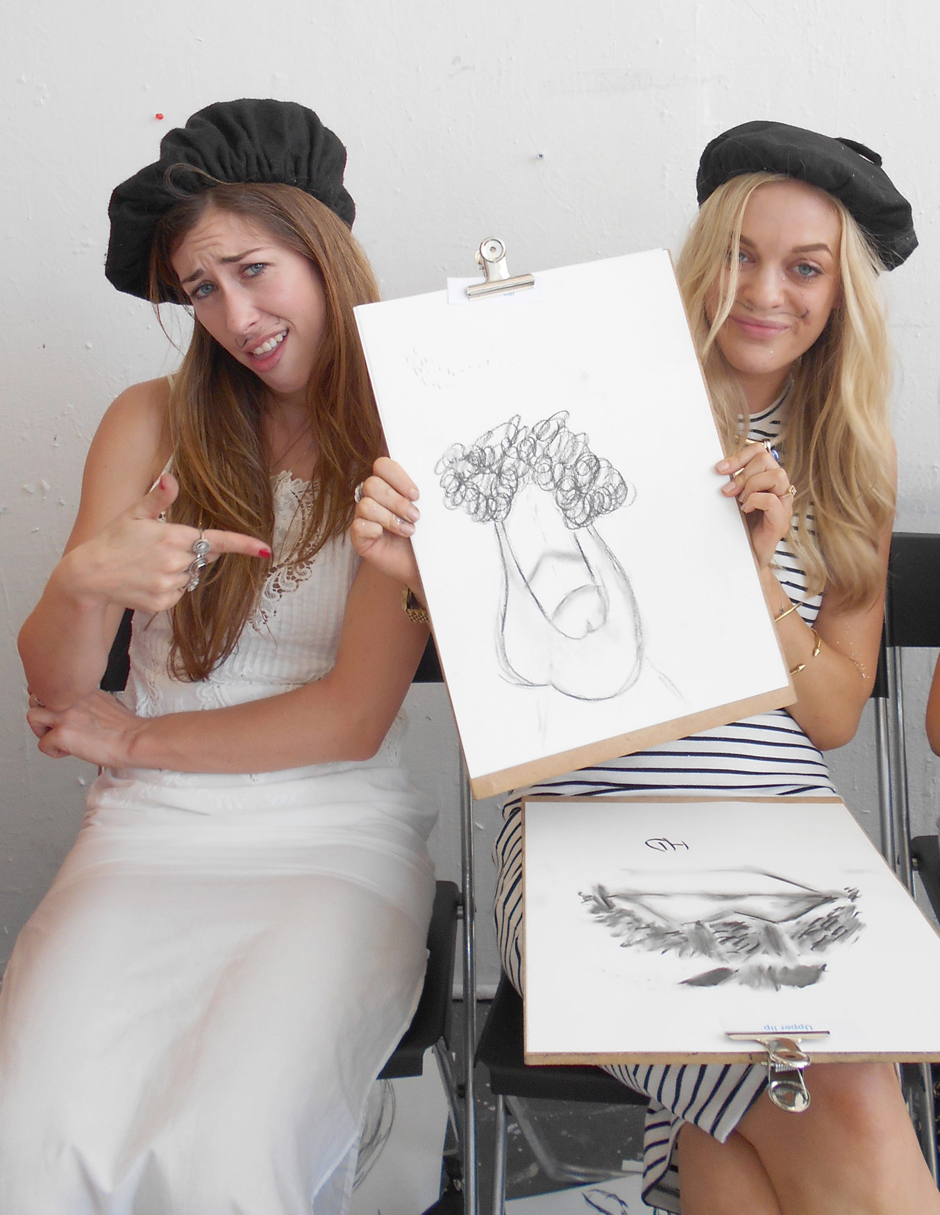 Hen Party Life Drawing in London.