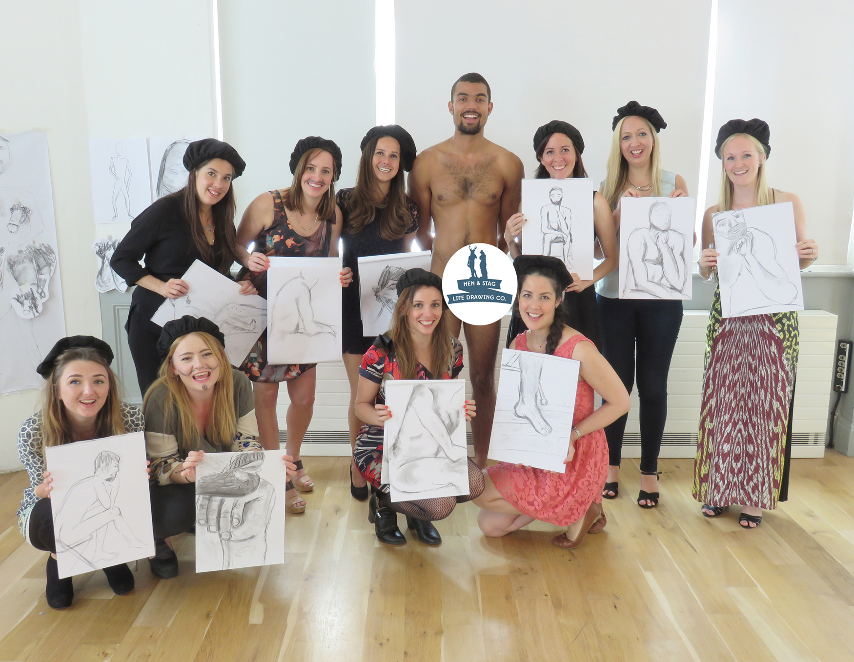 Hen Party Life Drawing.