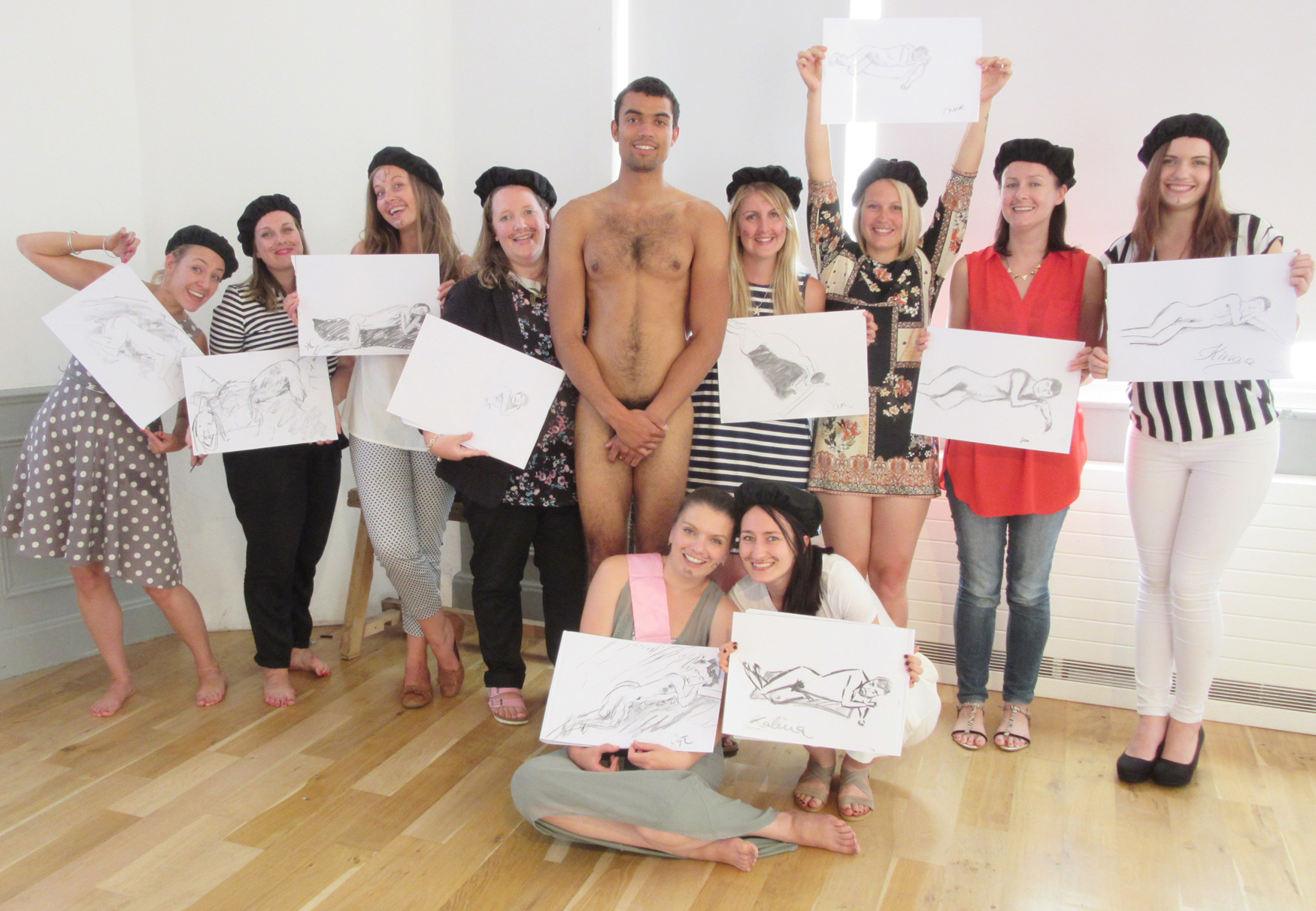 Draw A Nude Hen Party Activity.